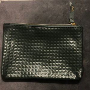 Ipsy green cosmetic bag